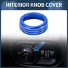 Dodge RAM (2018-2022) Blue 1 x Pc Headlight Fog Light Switch Knob Cover Ring