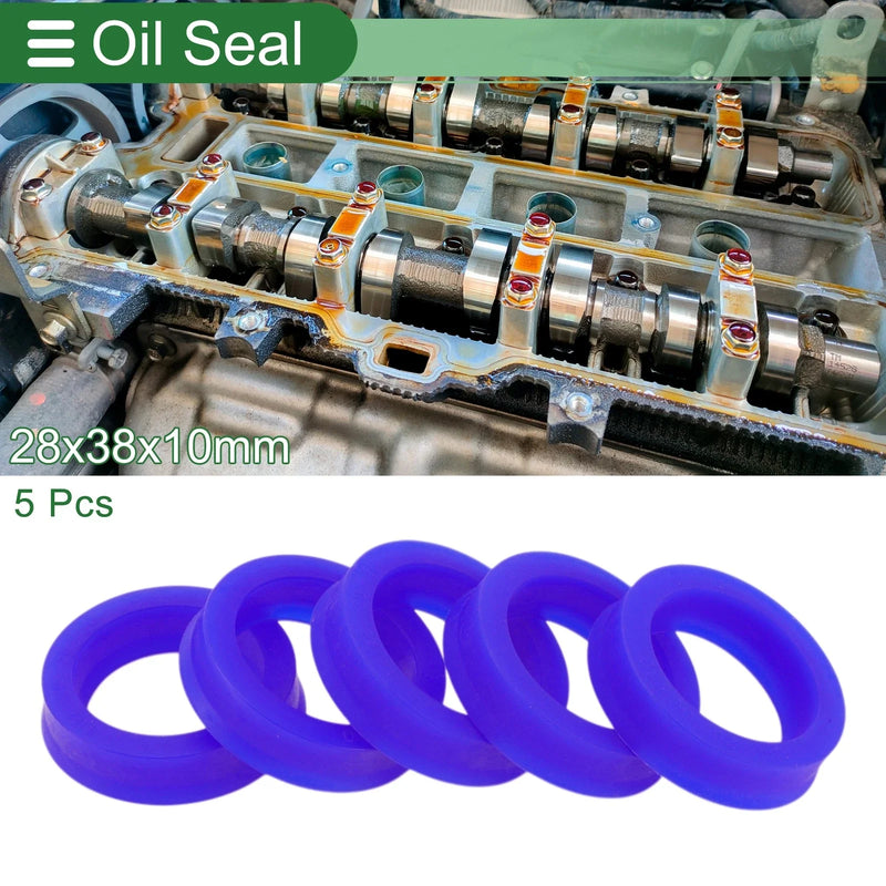 Oil Seal / 28x38x10mm / Seal Ring Rotary Shaft Seal TPU 5 Pcs