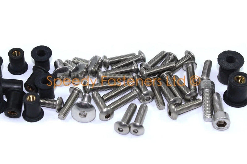 Ducati ST2 Stainless Steel Fairing & Windscreen Bolts