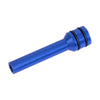 4 x Aluminum Alloy Blue Car Interior Door Lock Knob Covers
