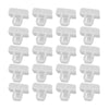Vehicle White Accessories Front Bumper Cover Clip Nylon