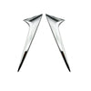 Mazda CX-30 2X Chrome Rear Window Spoiler Side Cover Trim (2020–2024)