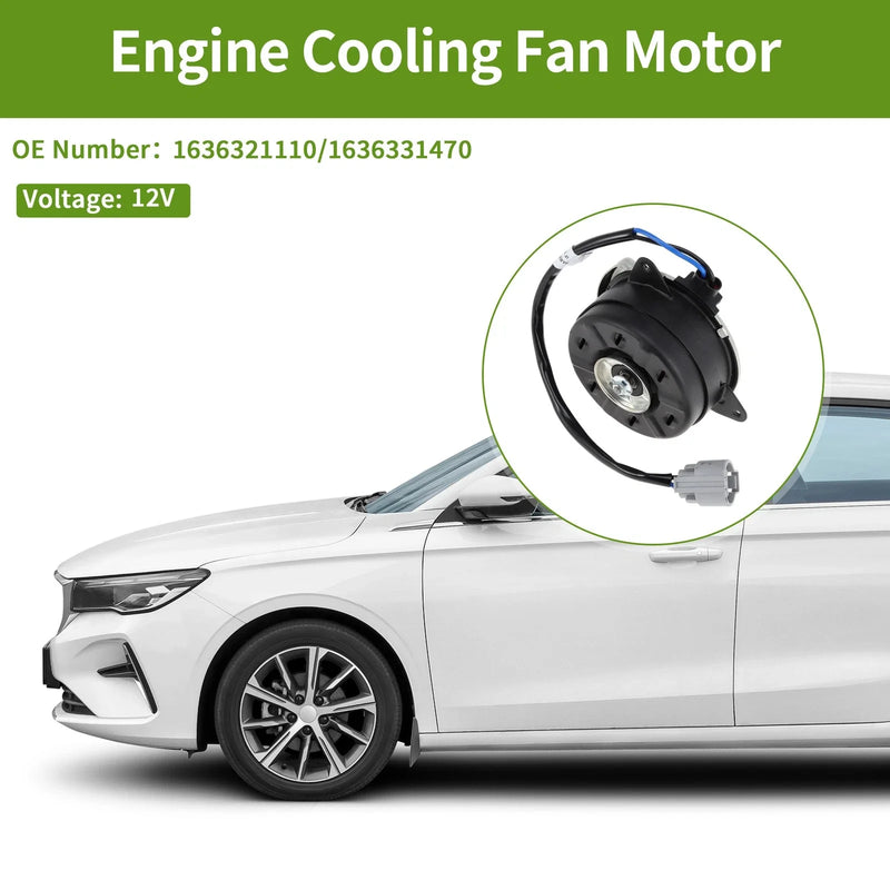 Toyota Sienna 2 x Engine Cooling Fan Motor (2004–2010)