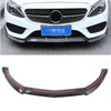 Mercedes Benz C-Class W205 Front Bumper Lip (2015-2018)