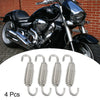 Motorcycle 4 Pcs 55mm 2.17" Motorcycle Muffler Exhaust Pipe Spring