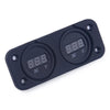 Car Motorcycle Boat DC 12-24V Dual LED Volt Meter