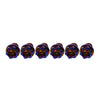 Motorcycle Bicycle 6pcs M6x20mm Titanium Torx Head Flange Bolts