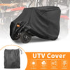 Honda Pioneer 500 520 Black 210D-PU Waterproof UTV Cover (2015-2023)