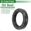 Oil Seal 35x52x10mm NBR Rubber Black 5 Pcs
