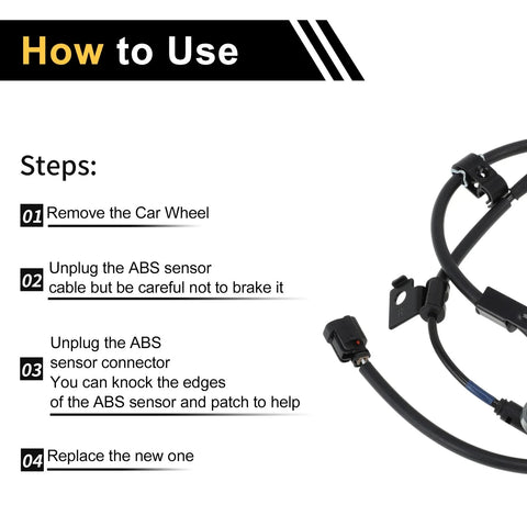 Kia Sportage (2010-2015) 1 Pc ABS Wheel Speed Sensor