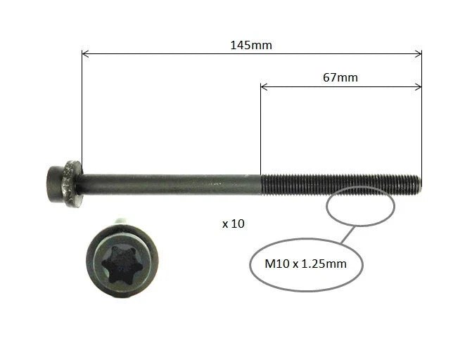 Mazda 6 / MX5 NC head gasket + head bolts (2005–2015)
