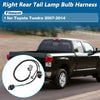 Toyota Tundra Right Tail Light Socket Wiring Harness (2007–2014)