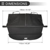 Honda Pilot (2016-2023) - Trunk Parcel Shelf Black Retractable Cargo Cover