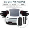 Toyota Prado (2014) - Black Car Door Anti Kick Pad Sticker Protector