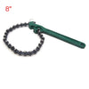 Motorcycle Car 8" Oil Filter Chain Wrench Spanner Removal Tool