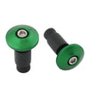 Green 7/8" Dirt Bike Handlebar End Grips Caps Plugs Slider