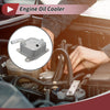 Car (1 Pcs) - Compatible with Make & Model Engine Oil Cooler