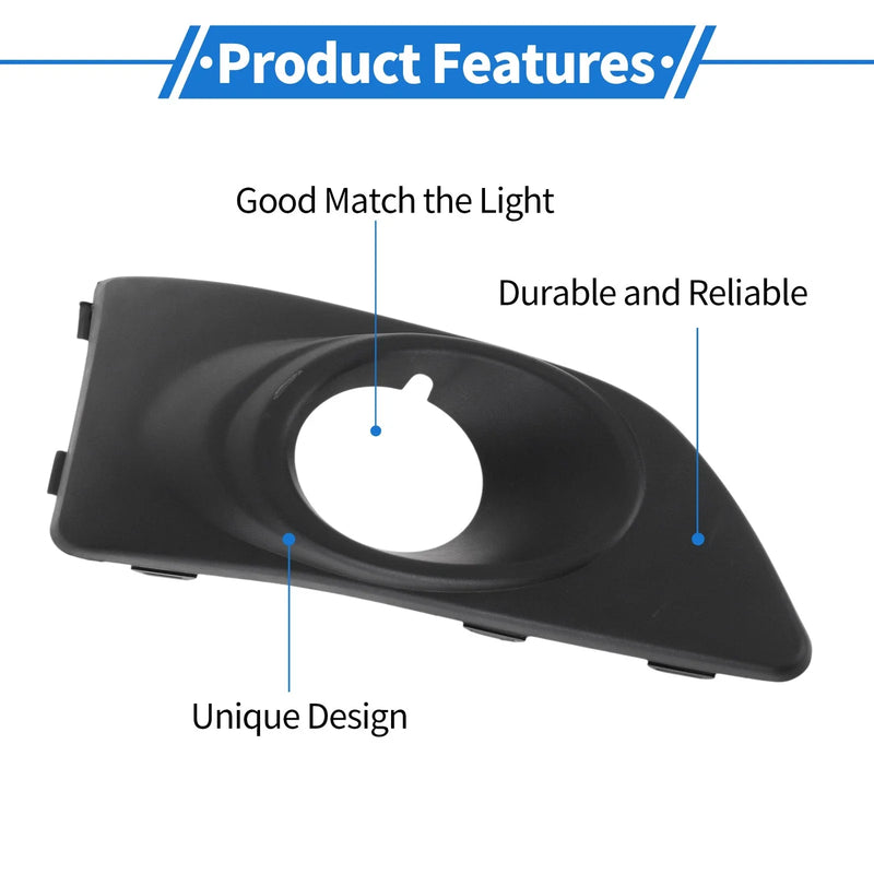 Chevrolet Aveo (2011-2014) Black 1 x Piece Front Right Fog Light Grill