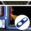 Jeep Wrangler JL JLU (2018-2024) Blue Rear Trunk Lock Panel Cover Trim