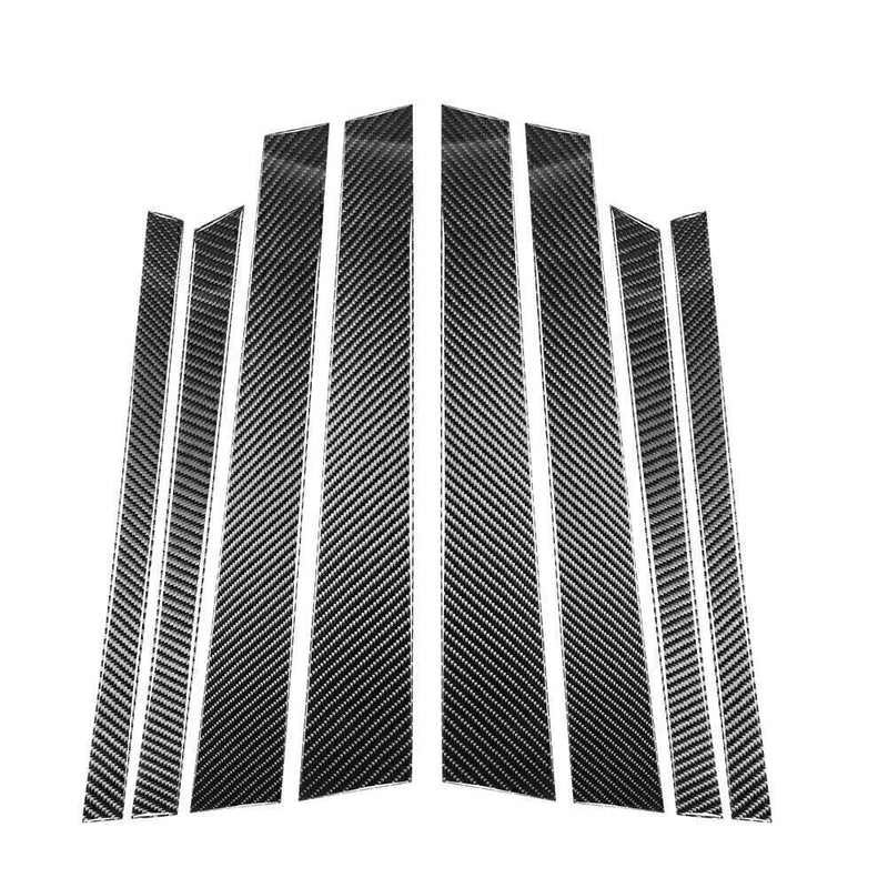 BMW X5 F15 8 x Carbon Fiber Window B Pillar Covers (2014-2018)
