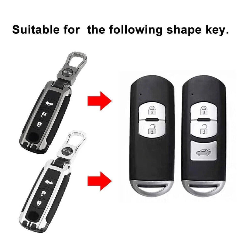 Mazda 3 6 CX-5 CX-30 X-9 Sealed Key Fob Case Cover (No Year Specified)