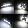 Car Auto Dome Door Footwell License Plate 21pc LED Light Bulbs