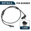 Mercedes-Benz ML 500 2 x Front Left ABS Wheel Speed Sensors (2000-2005)