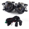 Suzuki SX4 Grand Vitara Clear Lens Fog Light Lamps + Wiring + Switch (2007-2014)