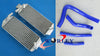 Suzuki RM 250 Aluminum Radiator + Black Hose (1996-1998)
