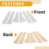 Mercedes Benz B-Class 6 x Car Pillar Window Trim Covers (2012-2019)