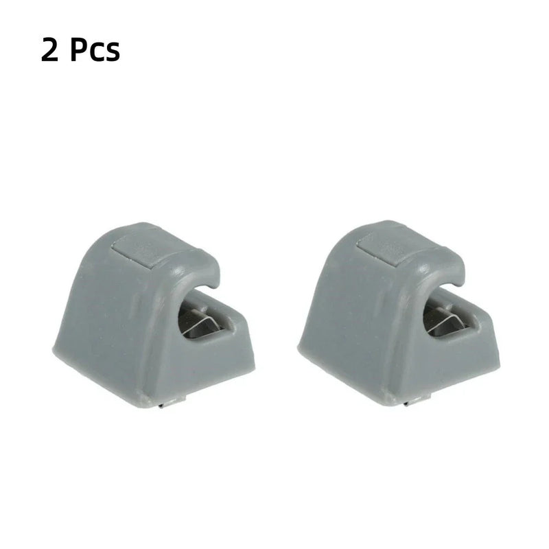 Benz 300TE 190D 300SDL Gray Sun Visor Hook Clips (1982-1993)