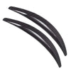 4x Carbon Fiber Car Wheel Arch Trim Lips Fender Flares Protective Strip