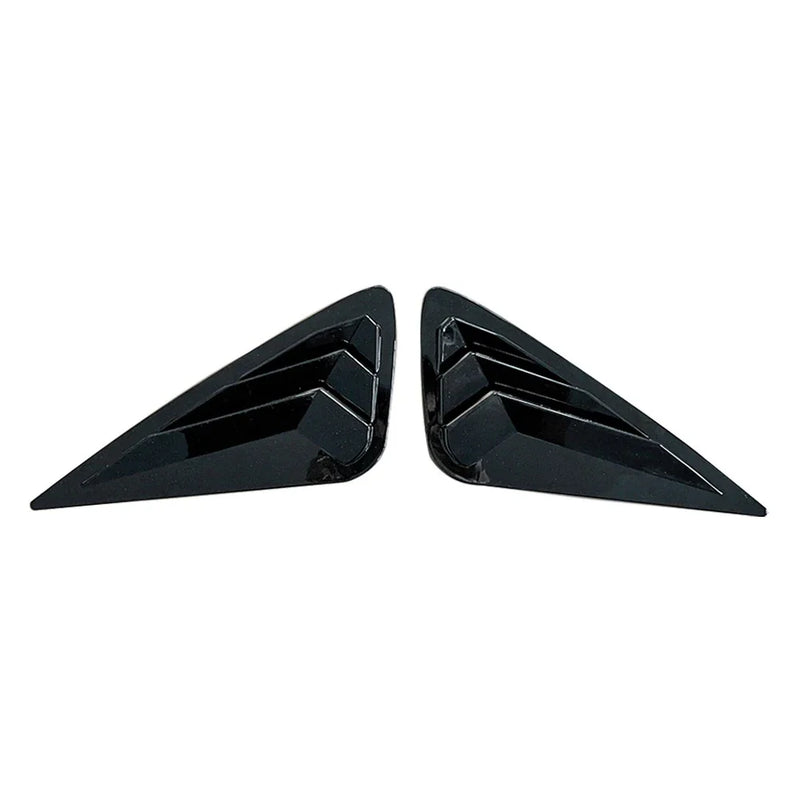 Lexus NX Gloss Black Rear Side Window Louver Shutter Cover Trim (2015–2021)