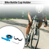 Motorcycle Bicycle Universal Blue Aluminum Alloy Cup Holder Water Bottle