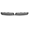 Audi Q7 2 x Front Bumper Fog Lamp Light Grille Cover Honeycomb (2010-2015)