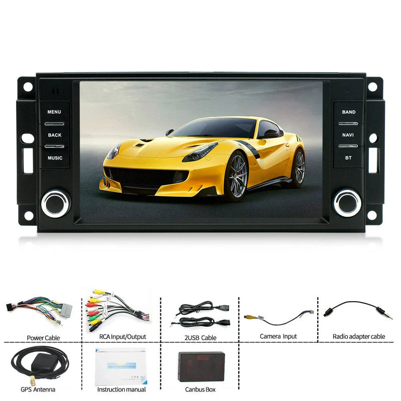 Jeep Wrangler 7" Car Stereo Radio GPS Navigation WIFI (2011-2023)