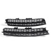 Audi Q7 2 x Front Bumper Fog Lamp Light Grille Cover Honeycomb (2010-2015)