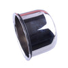 3.25" Rim Bore Chrome 2.32" Push Through Trailer Wheel Center Cap