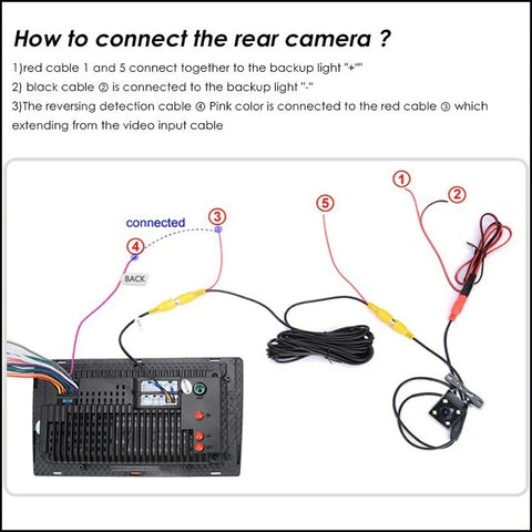 Nissan 370Z Car Rear View Backup Camera (2009–2014)