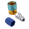Car Air Conditioning R1234YF to R134a Low Side Quick Coupler Adapter