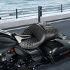 Harley Touring Street Glide Rider/Driver/Passenger Gel Seat (2009 - 2023)