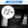 Toyota RAV4 Silver Tone 3 Pcs Gas Accelerator Brake Foot Rest Pedal Cover