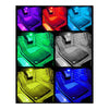 Auto Interior Atmosphere Lamp 4 x LED USB Ambient Foot Light