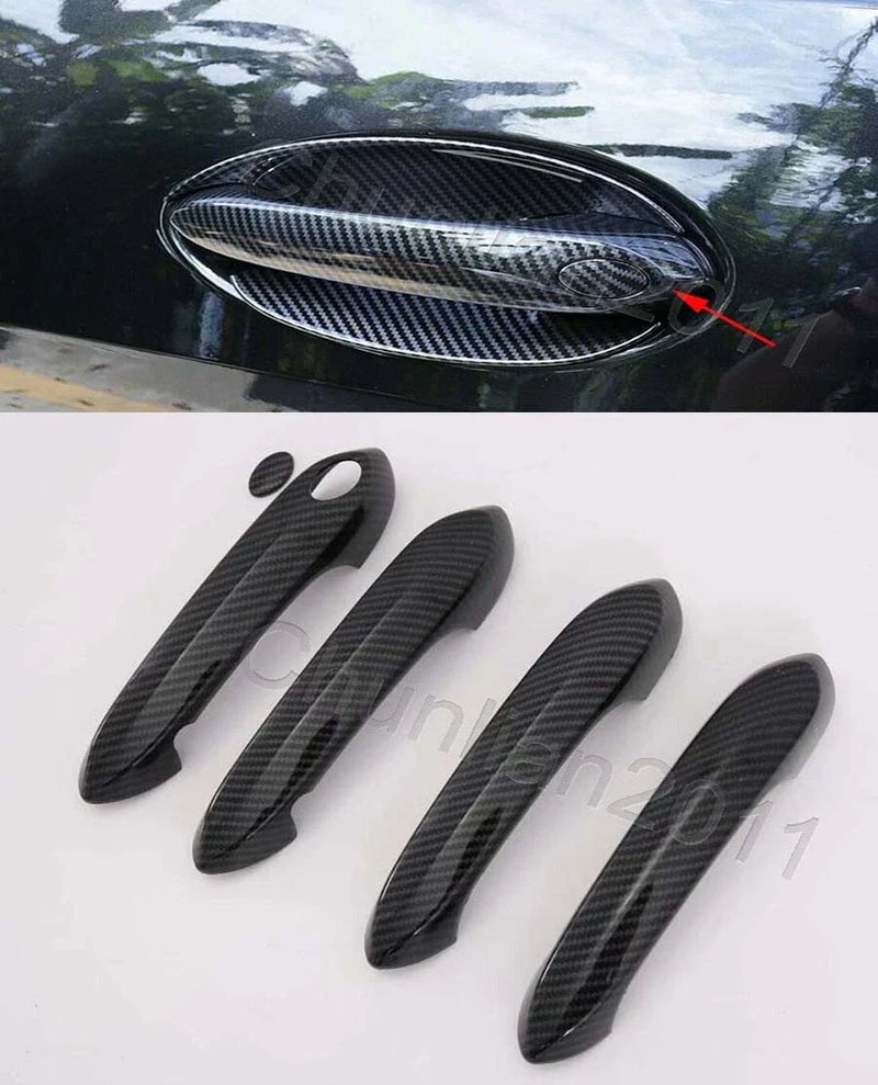BMW X5 G05 (2019-2021) - 5PCS Fiber Door Handle Molding Cover Trim