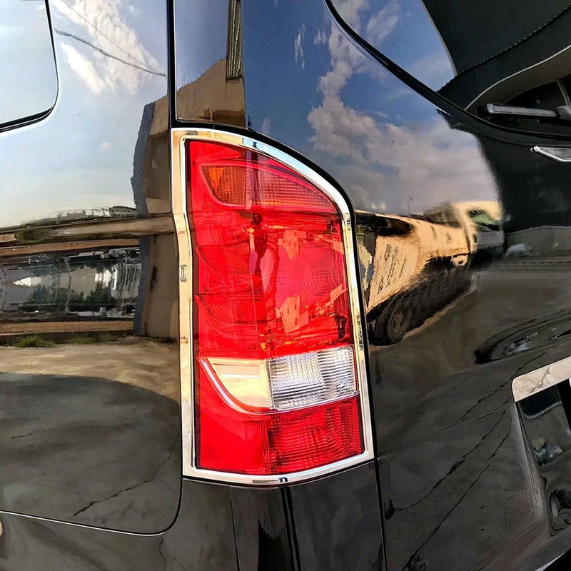 Mercedes Benz Vito W447 Chrome Tail Lights Trim Bezel Cover (2014-)