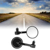 M8 Motorcycle Rear View Mirrors / Handlebar / Carbon Fiber Pattern Black