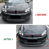VW Golf 6 MK6 GTI Front Lower Spoiler Lip Splitter (2008-2012)
