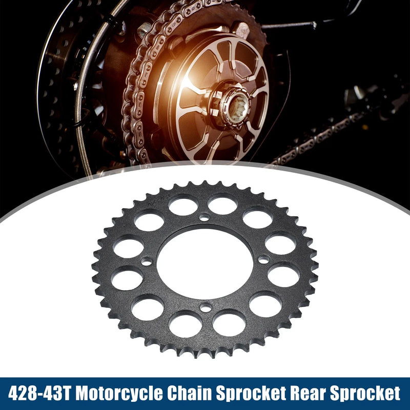 Dirt Bike 76mm Motorcycle Chain Sprocket 43-Tooth Rear