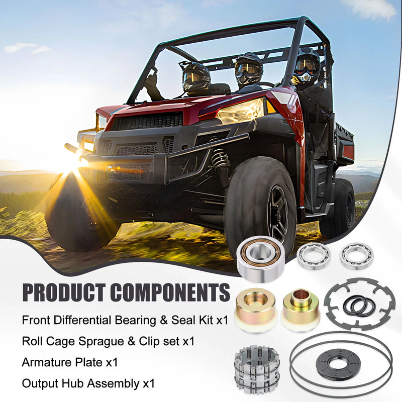 Polaris RZR 570 / 800 / 900 Front Diff Rebuild Output Hub (2008–2014)