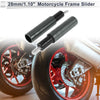 Make Model 10.5mm Aluminum Alloy Motorcycle Slider Frame Bolt 2 x Titanium Tone